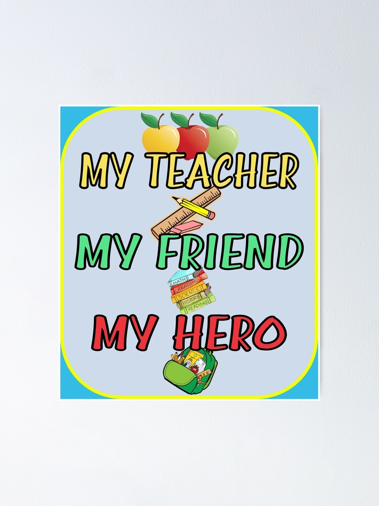 my teacher my hero logo