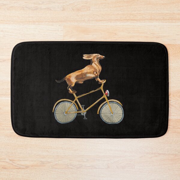 Item preview, Bicycling Dachshund  designed and sold by shopCao22.