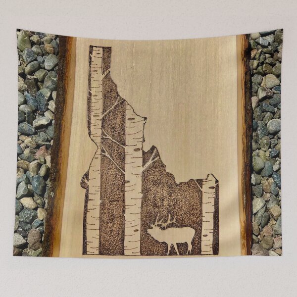 Item preview, bugling elk among aspens in Idaho designed and sold by countrypines.
