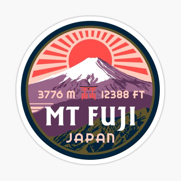 Mount Fuji Sticker