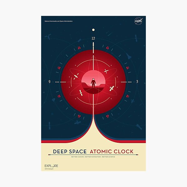 Vintage NASA space poster . Photographic Print