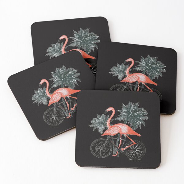 Item preview, Bicycling Flamingo designed and sold by shopCao22.