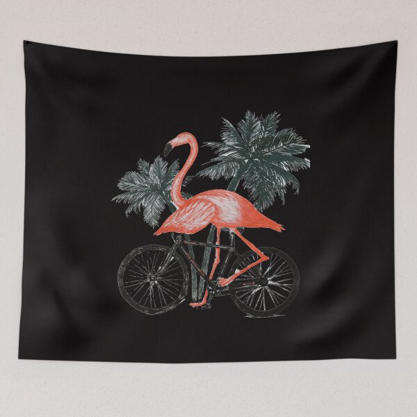 Item preview, Bicycling Flamingo designed and sold by shopCao22.