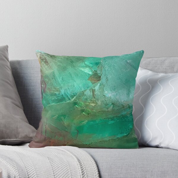 Item preview, Green purple Fluorite Crystal. Close up geology photography designed and sold by empowercrystals.