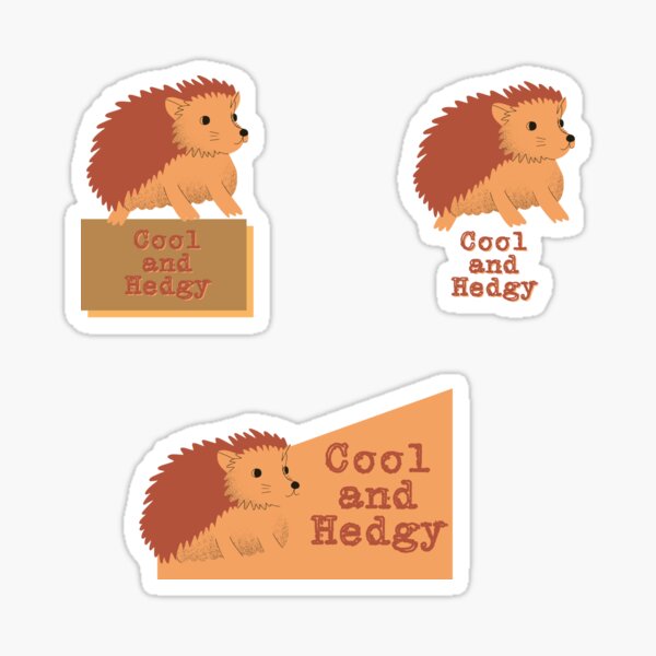 Item preview, Cool And Hedgy, Hedgehog design  designed and sold by yubeauty.