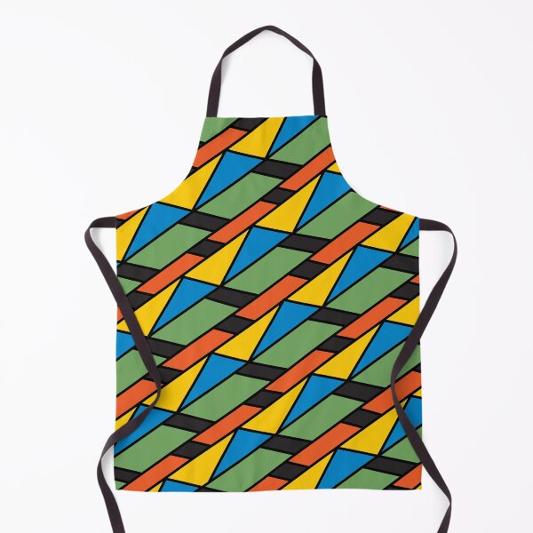 Item preview, Geometric Blue, Black, Green, Orange, Yellow designed and sold by Mindhive31.