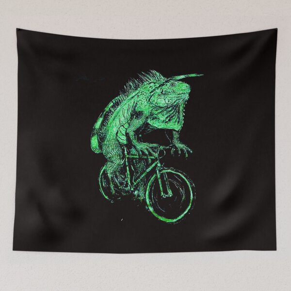 Item preview, Bicycling Iguana designed and sold by shopCao22.
