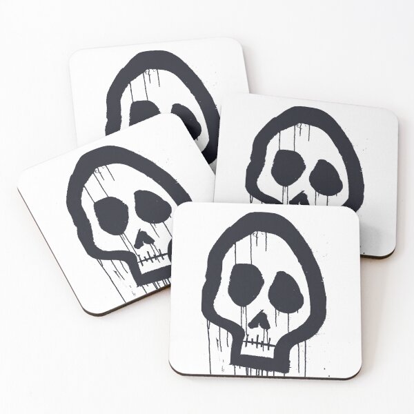Item preview, graffiti skull pain drips designed and sold by frauenbrauen.