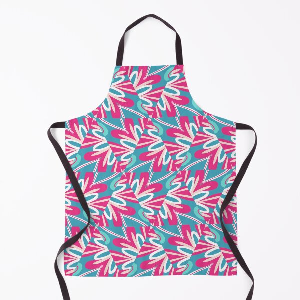Artikelvorschau, Bright Teal, Hot Pink, and Blush Pink Swirly Geometric Pattern entworfen und verkauft von cozycaroline.