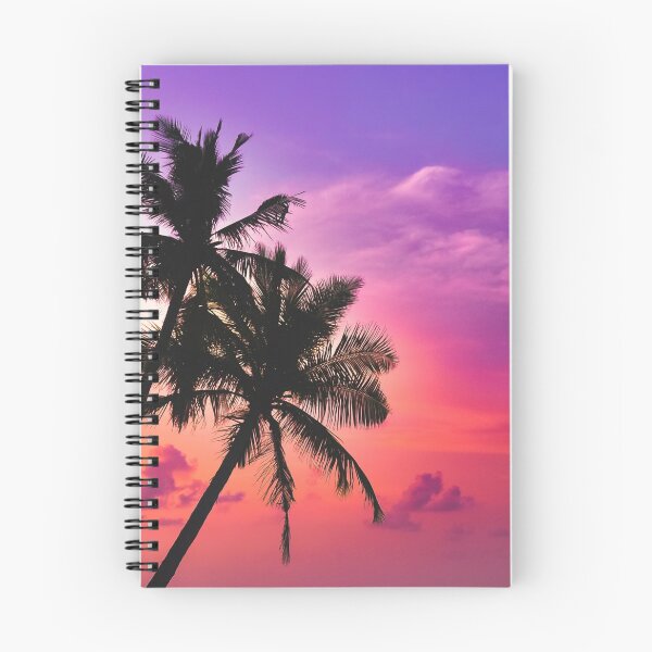 Item preview, Sunset and Palm Trees, Fire Burning Purple Red Unicorn Sunset designed and sold by OiaK.