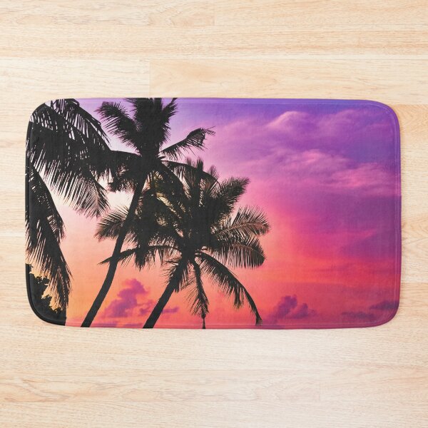Item preview, Sunset and Palm Trees, Fire Burning Purple Red Unicorn Sunset designed and sold by OiaK.