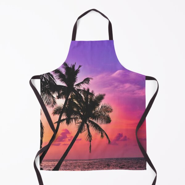 Item preview, Sunset and Palm Trees, Fire Burning Purple Red Unicorn Sunset designed and sold by OiaK.