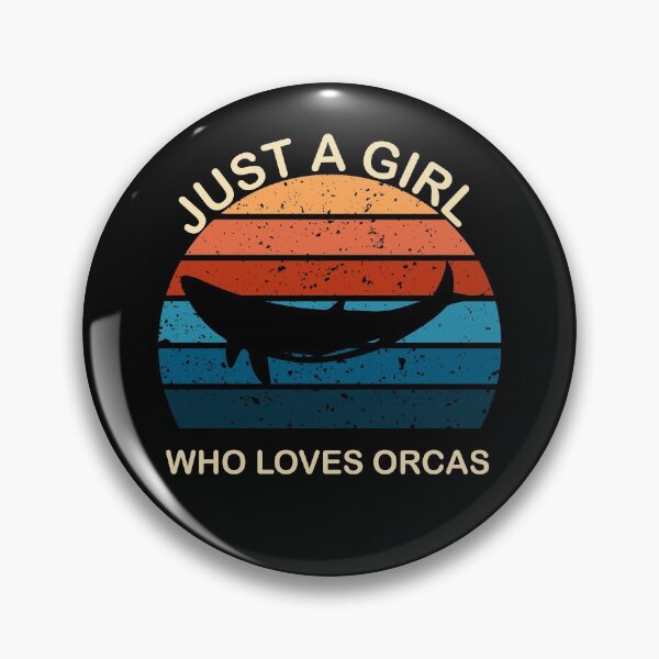 Item preview,  just a girl who loves orcas -orcas special days gifts- designed and sold by seriesxanime.