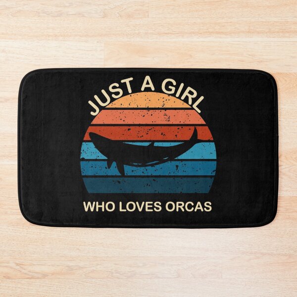 Item preview,  just a girl who loves orcas -orcas special days gifts- designed and sold by seriesxanime.