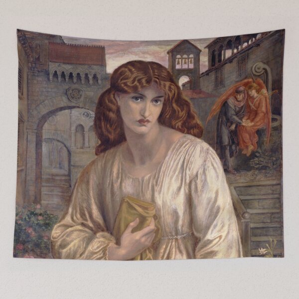 Item preview, Salutation of Beatrice by Dante Gabriel Rossetti  designed and sold by sunny-007.