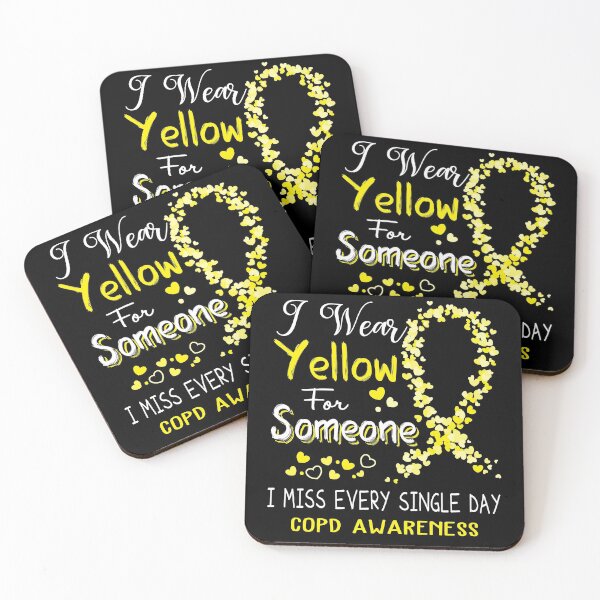 Item preview, I Wear Yellow COPD Awareness designed and sold by GennieShop.