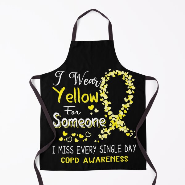 Item preview, I Wear Yellow COPD Awareness designed and sold by GennieShop.