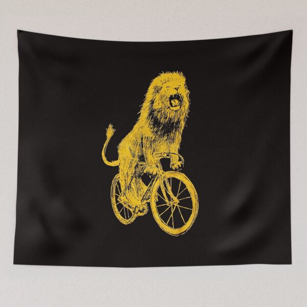 Item preview, Bicycling Lion designed and sold by shopCao22.