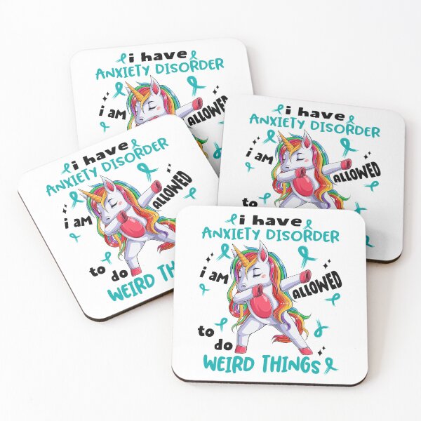 Item preview, Anxiety Disorder Awareness Funny I have Anxiety Disorder i'm allowed to do Weird Things! designed and sold by JanetShop809.