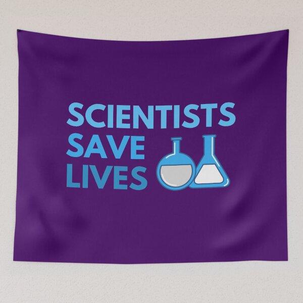 Item preview, Scientists Save Lives - Biotechnology, Molecular Biology, Vaccine, PCR, Medicine designed and sold by jadedscientist.