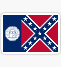 Flag of Georgia, 1956-2001 Sticker
