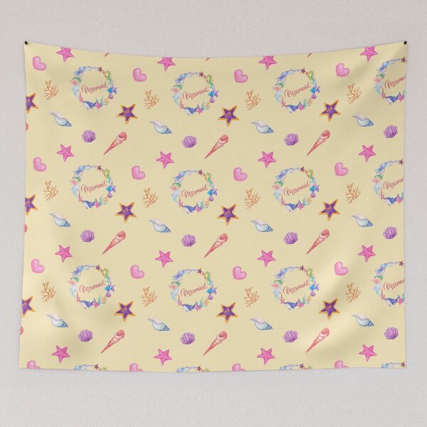 Item preview, Watercolor Mermaid pattern designed and sold by omaeth303.
