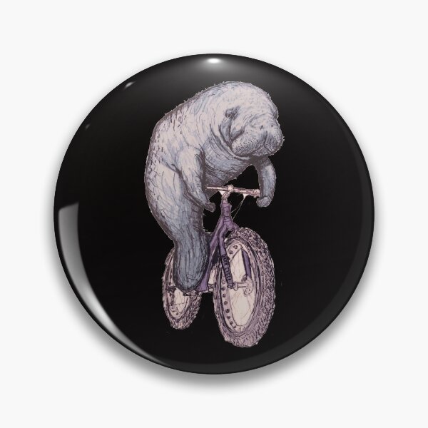Item preview, Bicycling Manatee designed and sold by shopCao22.