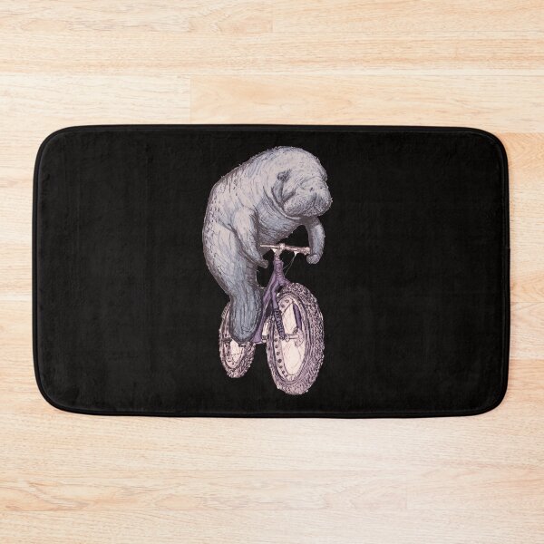 Item preview, Bicycling Manatee designed and sold by shopCao22.
