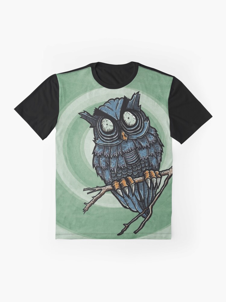 Thumbnail 4 of 5, Graphic T-Shirt, Evil Owl designed and sold by strangethingsA.