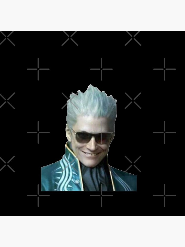 Vergil Devil May Cry funny face meme Poster for Sale by KefrostDs