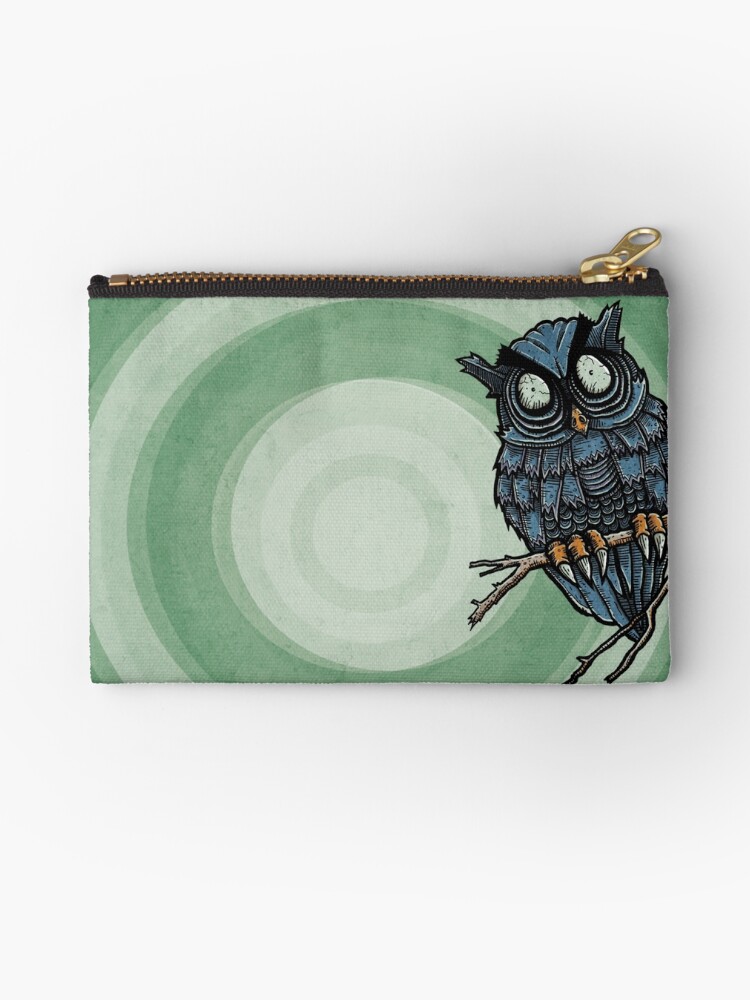 Thumbnail 1 of 4, Zipper Pouch, Evil Owl designed and sold by strangethingsA.