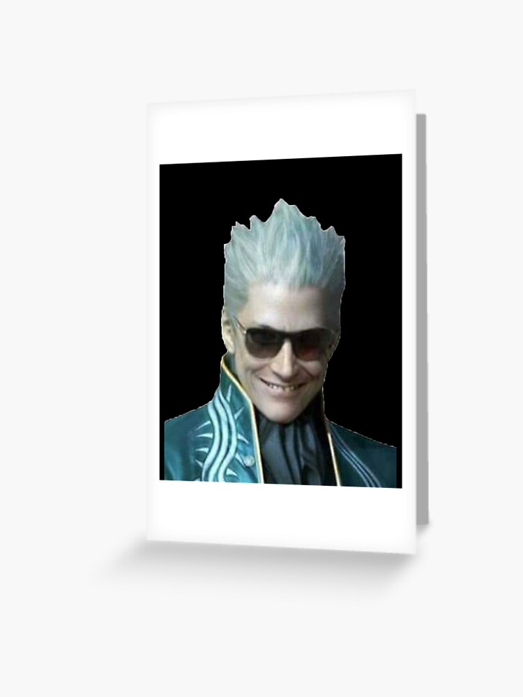 Vergil Devil May Cry funny face meme Poster for Sale by KefrostDs