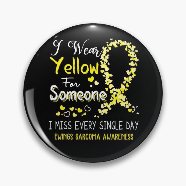Item preview, I Wear Yellow Ewings Sarcoma Awareness designed and sold by GennieShop.