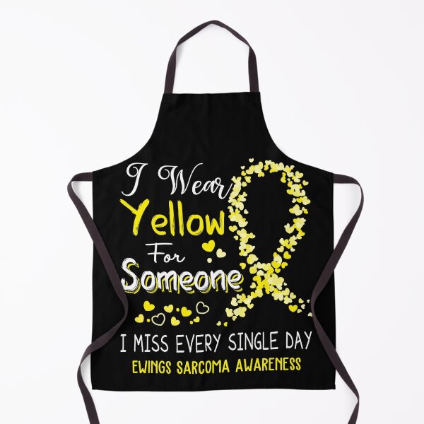 Item preview, I Wear Yellow Ewings Sarcoma Awareness designed and sold by GennieShop.