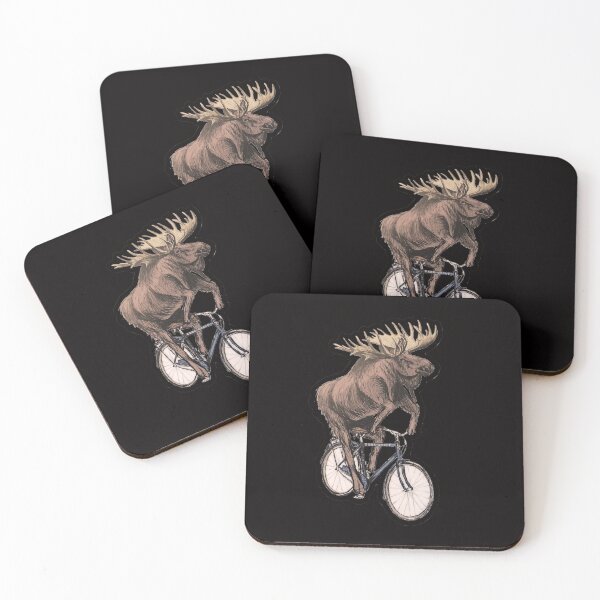 Item preview, Bicycling Moose designed and sold by shopCao22.