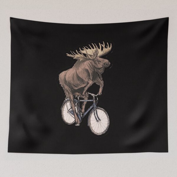 Item preview, Bicycling Moose designed and sold by shopCao22.