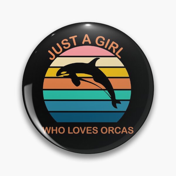 Item preview,  just a girl who loves orcas -orcas special days gifts- designed and sold by seriesxanime.