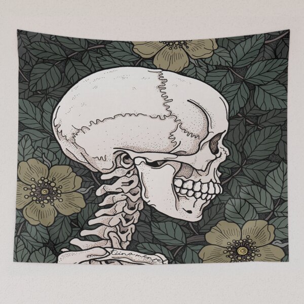 Item preview, Floral Skeleton designed and sold by Teixeira224.