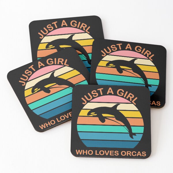 Item preview,  just a girl who loves orcas -orcas special days gifts- designed and sold by seriesxanime.
