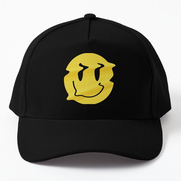 Melt Smile- Smiley- acid house - T-shirt- Phone cases- dress- stationery Baseball Cap