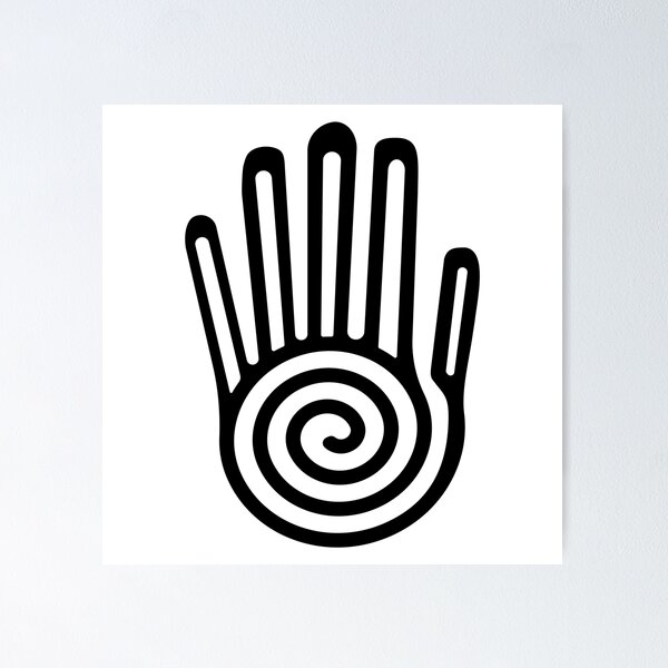 Artikelvorschau, Aztekisches Handsymbol entworfen und verkauft von boneytoes.