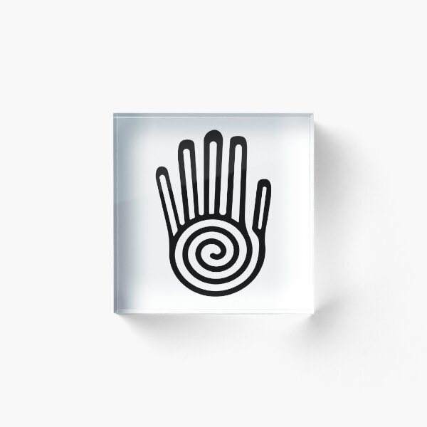 Item preview, Aztec Hand Symbol designed and sold by boneytoes.