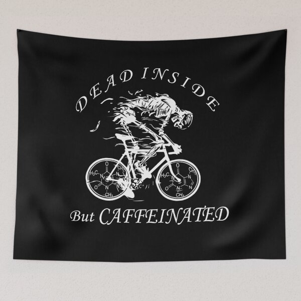 Item preview, FUNNY dead inside but caffeinated  GIFT designed and sold by KiraSpace.