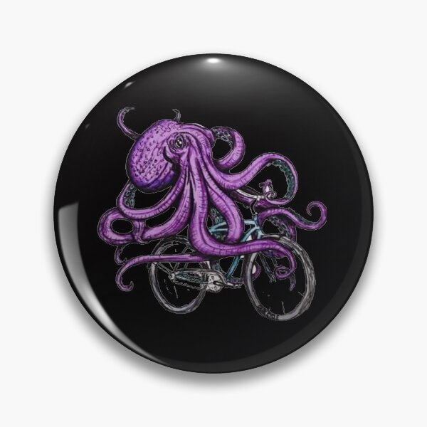Item preview, Bicycling Octopus designed and sold by shopCao22.
