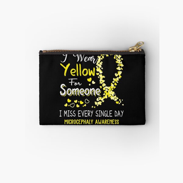 Item preview, I Wear Yellow Microcephaly Awareness designed and sold by GennieShop.