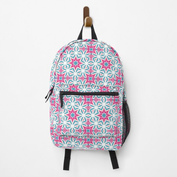Item preview, Bright Teal, Hot Pink, and Blush Pink Swirly Geometric Pattern designed and sold by cozycaroline.