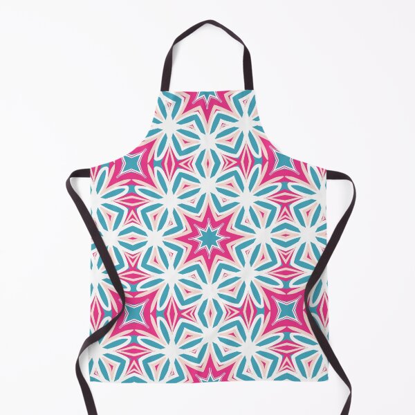 Artikelvorschau, Bright Teal, Hot Pink, and Blush Pink Swirly Geometric Pattern entworfen und verkauft von cozycaroline.