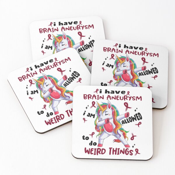 Item preview, Brain Aneurysm Awareness Funny I have Brain Aneurysm i'm allowed to do Weird Things! designed and sold by JanetShop809.