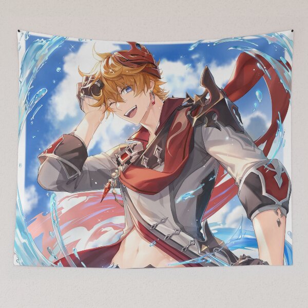 Item preview, Genshin Impact - Childe Official Birthday Artwork 2021 designed and sold by Krimsy.