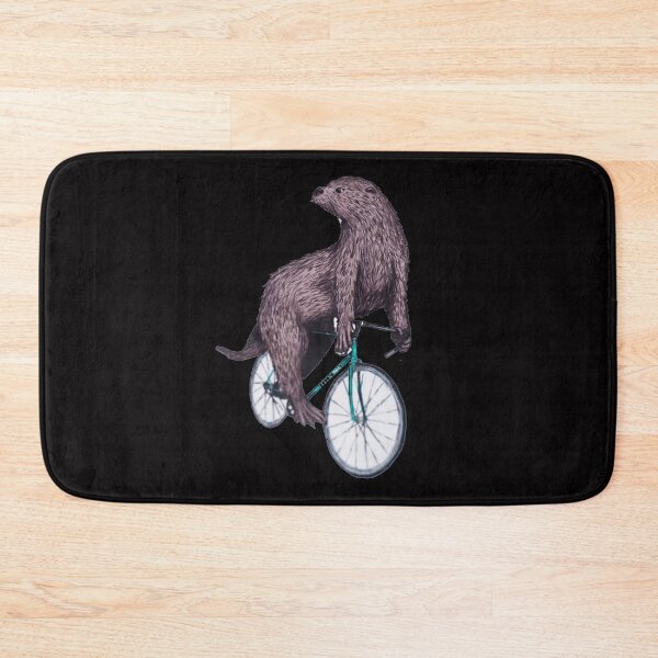 Item preview, Bicycling Otter designed and sold by shopCao22.